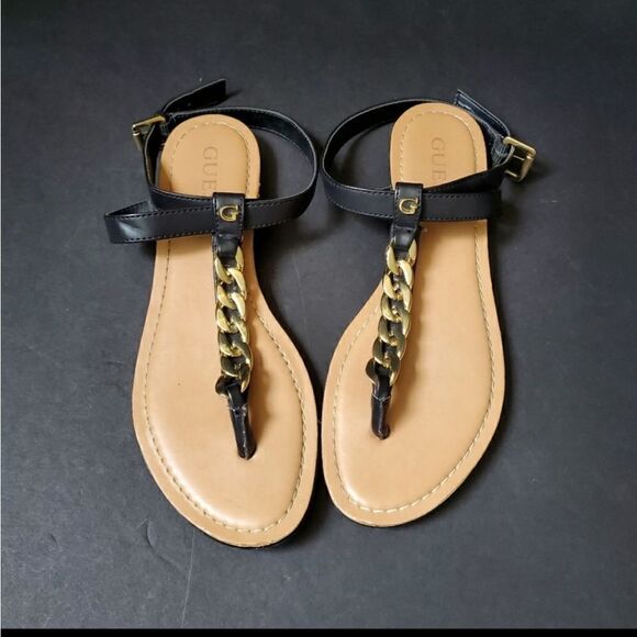 Guess leather strapped sandals - Picture 9 of 9
